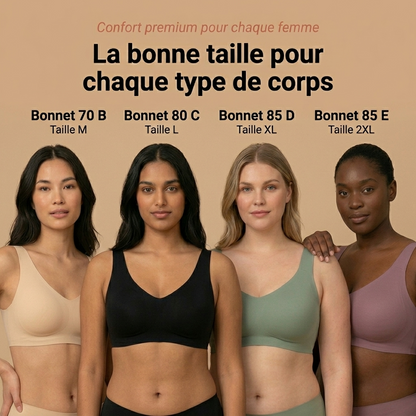 Leboria - Soutien-gorge premium sans coutures